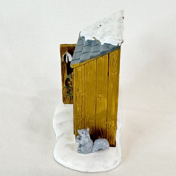 Lemax UTILITY SHED Christmas Village Decor Miniature Accessories Garden - Picture 5 of 7